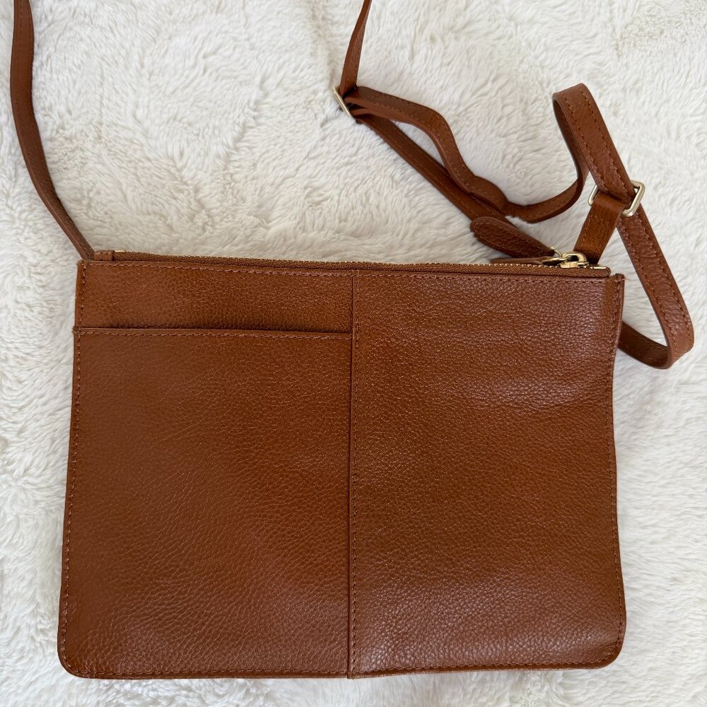 Radley London POCKETS Honey Brown Leather Small Crossbody Bag - Picture 5 of 14